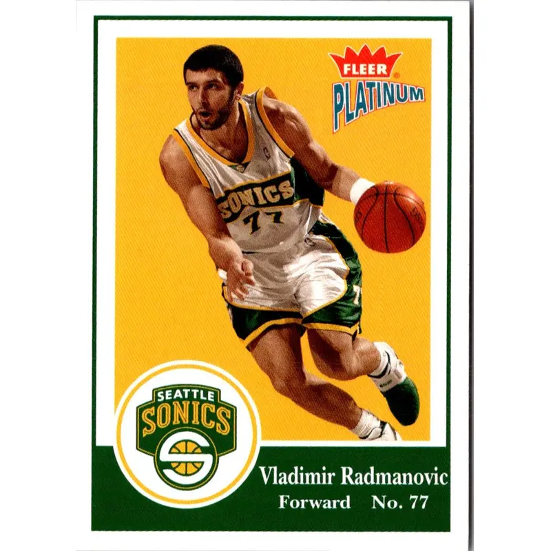 2003 Fleer Platinum Vladimir Radmanovic #18
