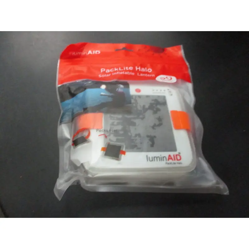 Used PackLite Halo Solar Inflatable Lantern