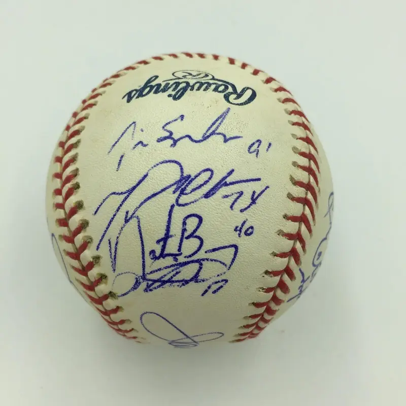 2005 Florida Marlins Team Signed Major League Baseball With Miguel Cabrera