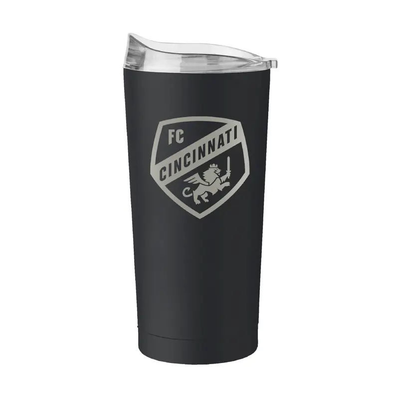 FC Cincinnati 20oz Gun Metal Powder Coat Tumbler