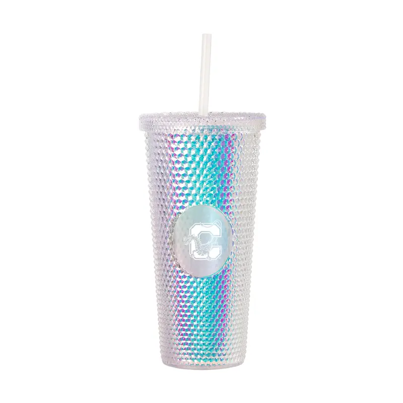 SUNY Cortland 24oz Iridescent Studded Tumbler