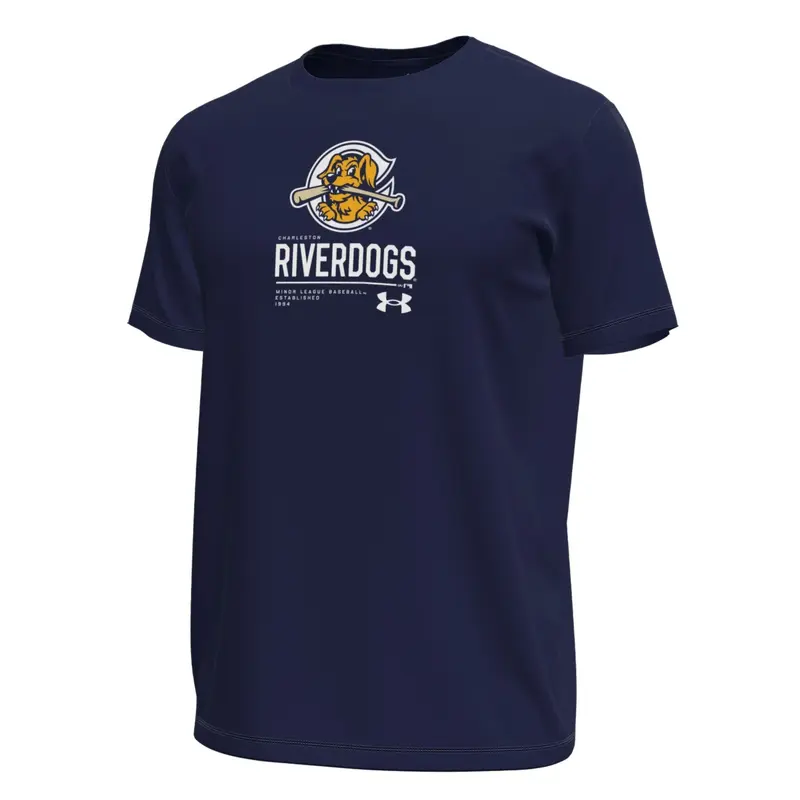 Charleston RiverDogs UA Navy Tech Tee