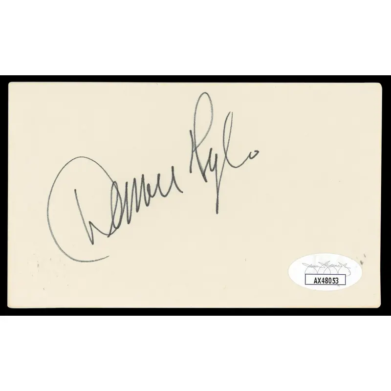 Denver Pyle The Andy Griffith Show Authentic Signed 3x5 Index Card JSA #AX48053