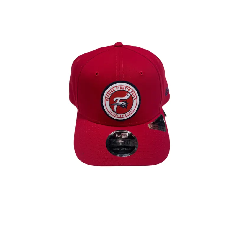 Red Fightin Phils Circle Logo 9seventy  New Era stretch snap Hat