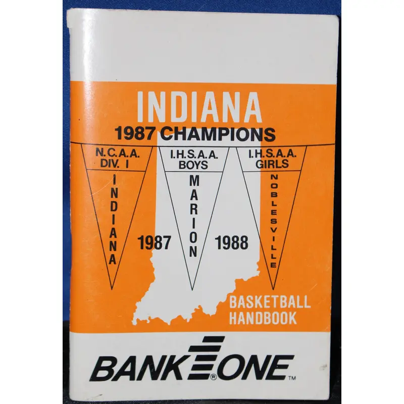 1987-88 Indiana High School Basketball Handbook
