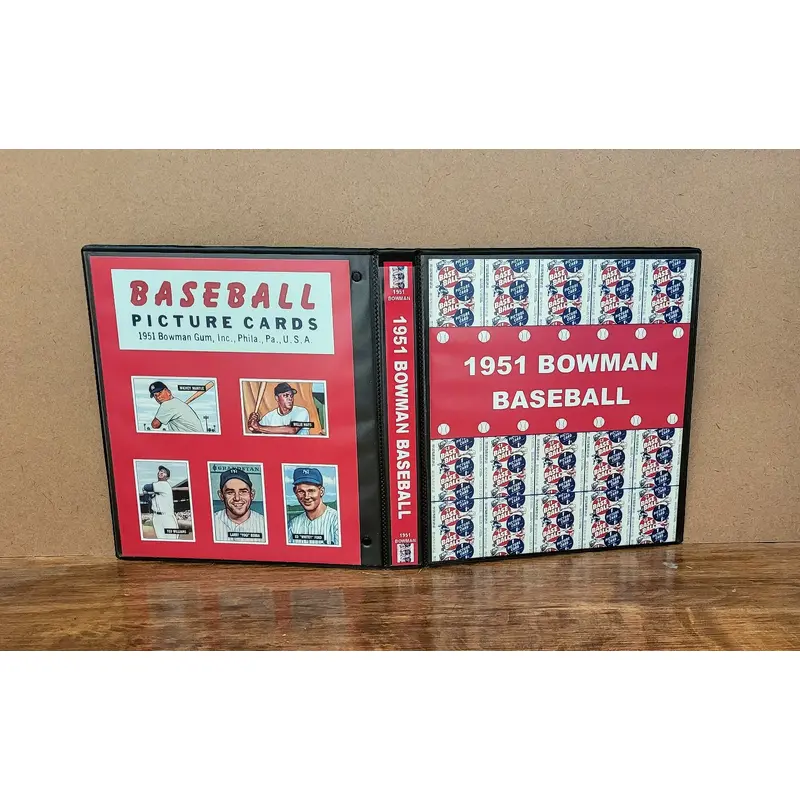 1951 Bowman Baseball Cards Custom Made Album Binder 3 Sizes - 3448