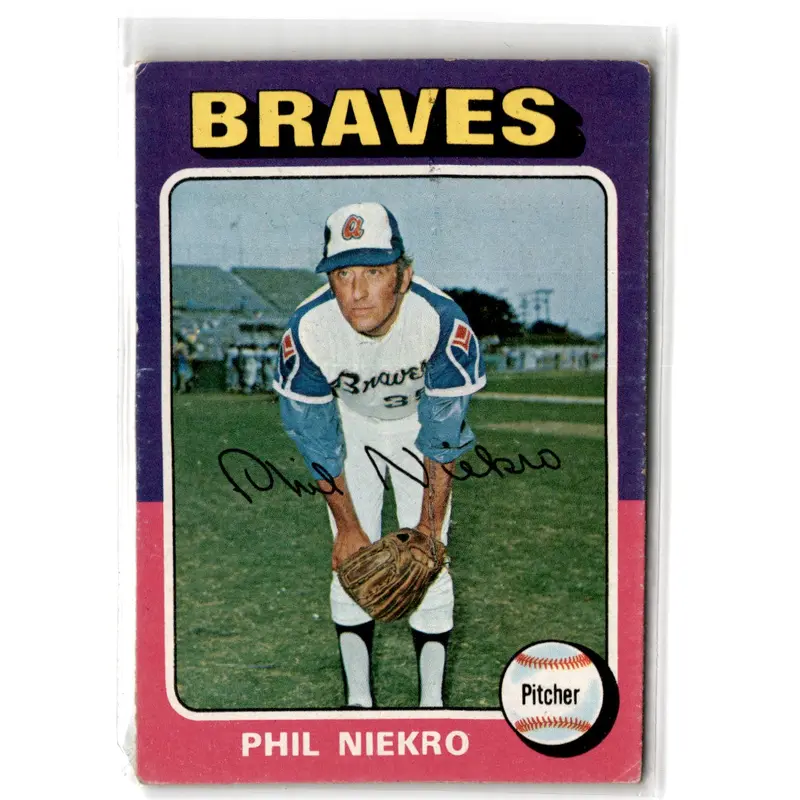1975 Topps Mini Phil Niekro #130