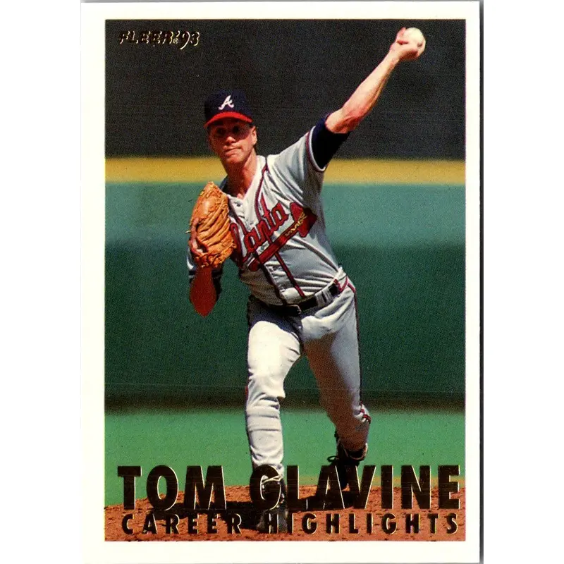 1993 Fleer Tom Glavine Career Highlights Tom Glavine #4B
