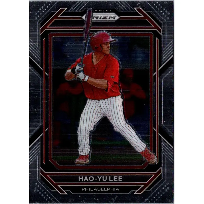 2023 Panini Prizm Blue Ice Hao-Yu Lee #44