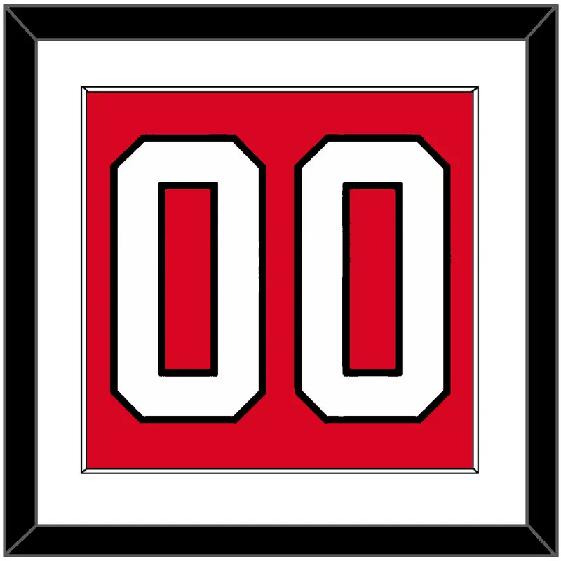 Canada Mens Hockey Number - 2010 Olympics Road Red - Single Mat 1