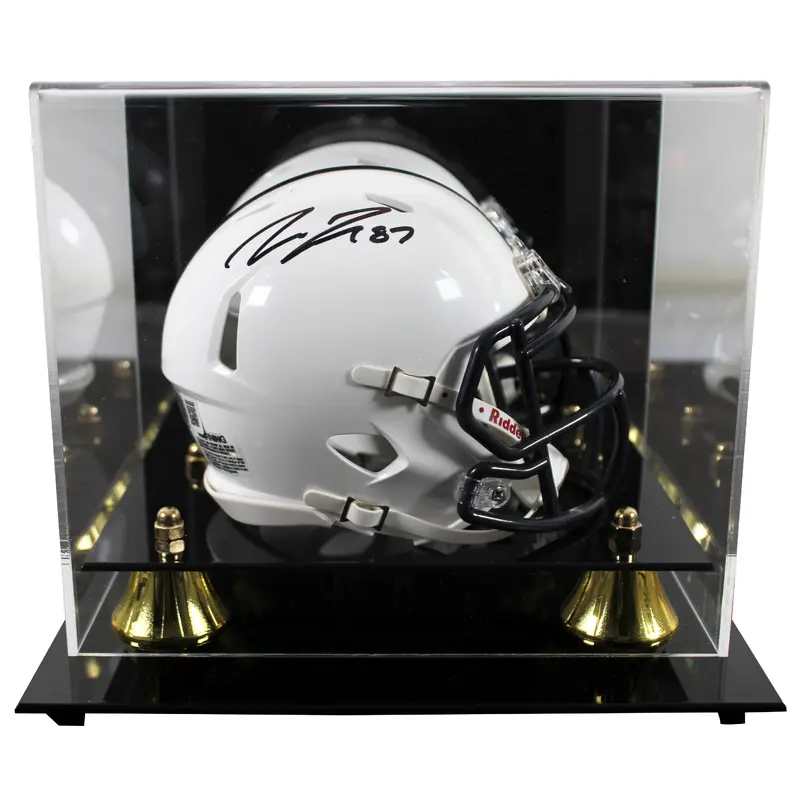 Penn State Pat Freiermuth Authentic Signed Speed Mini Helmet W/ Case BAS Witness