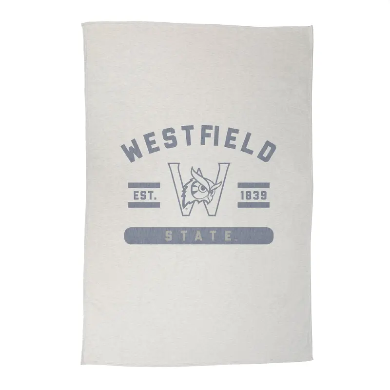 Westfield State University Sublimated Sweatshirt Blanket