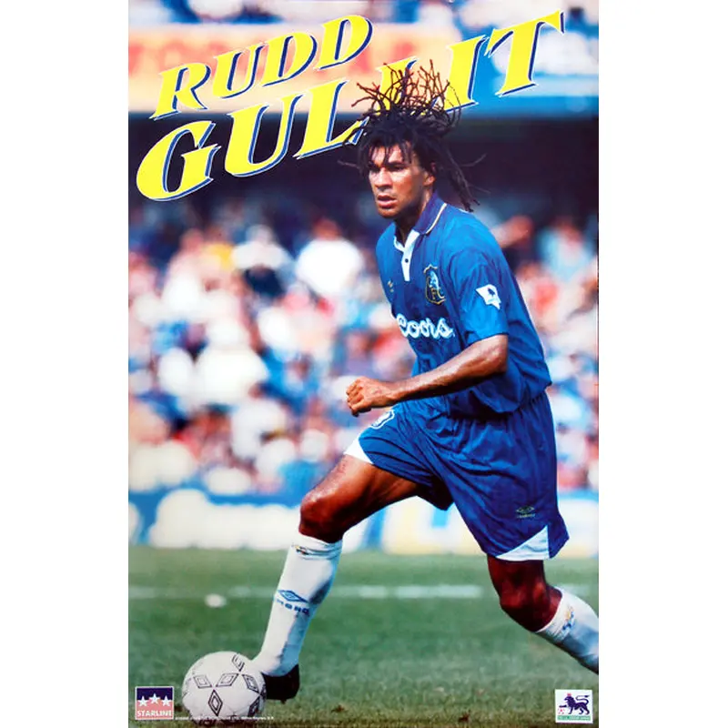 Ruud Gullit "Super Action" Chelsea FC EPL Football Poster - Starline 1995