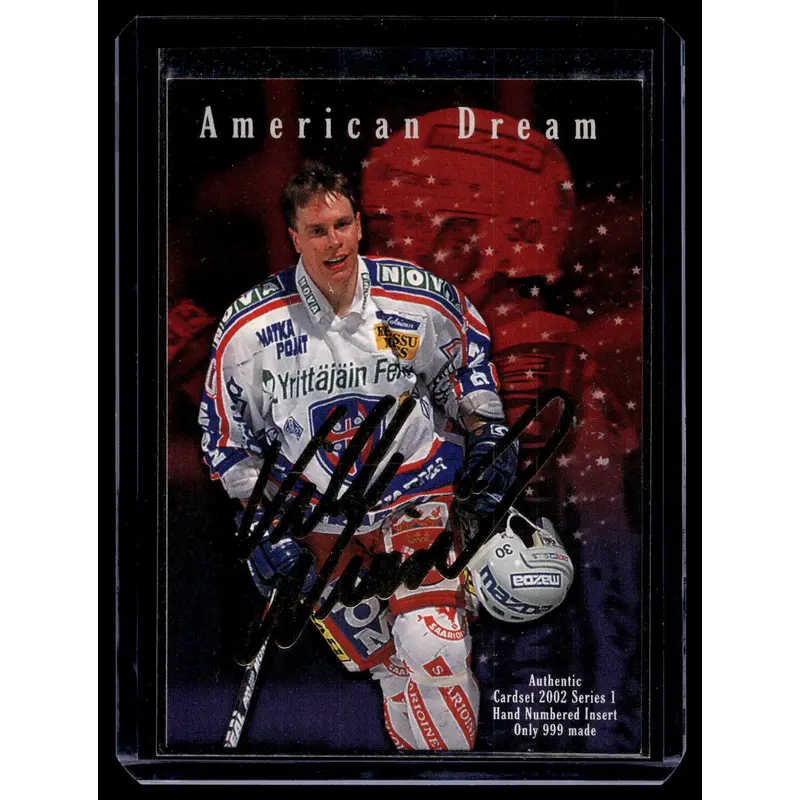 2001-02 Cardset American Dream - Ville Nieminen /999
