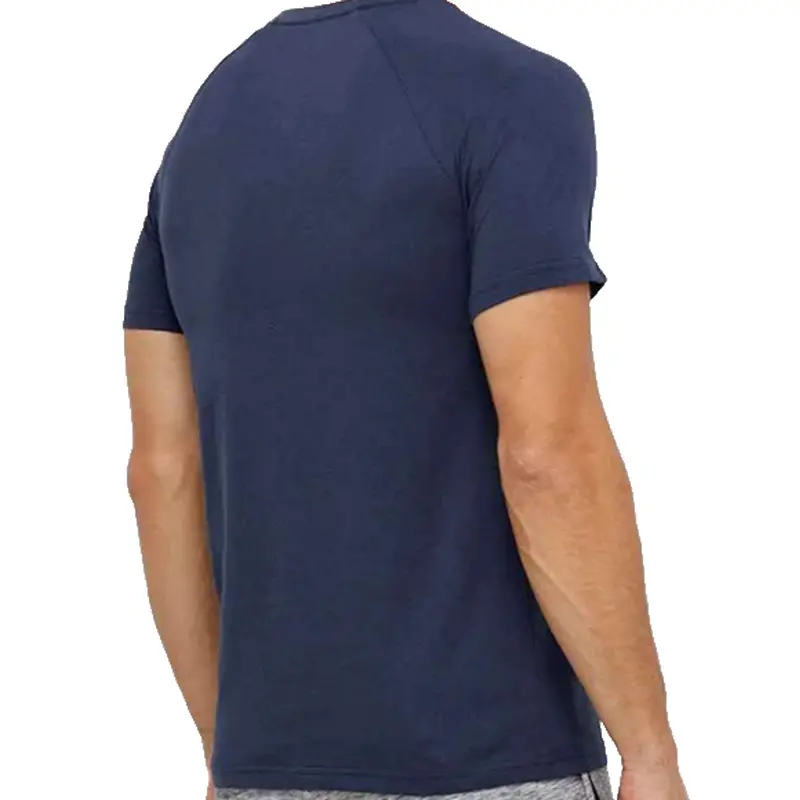 HUGO BOSS MENS T SHIRT NAVY RN LIM FIT 50517970413