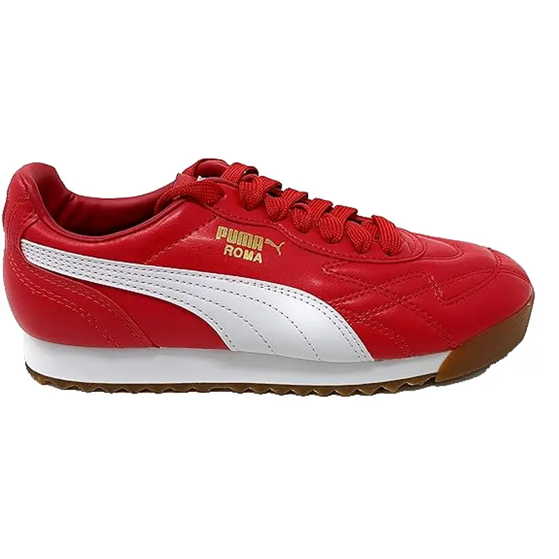 PUMA GIRLS RED SHOE ROMA ANNIVERSARIO JR 366943 04J