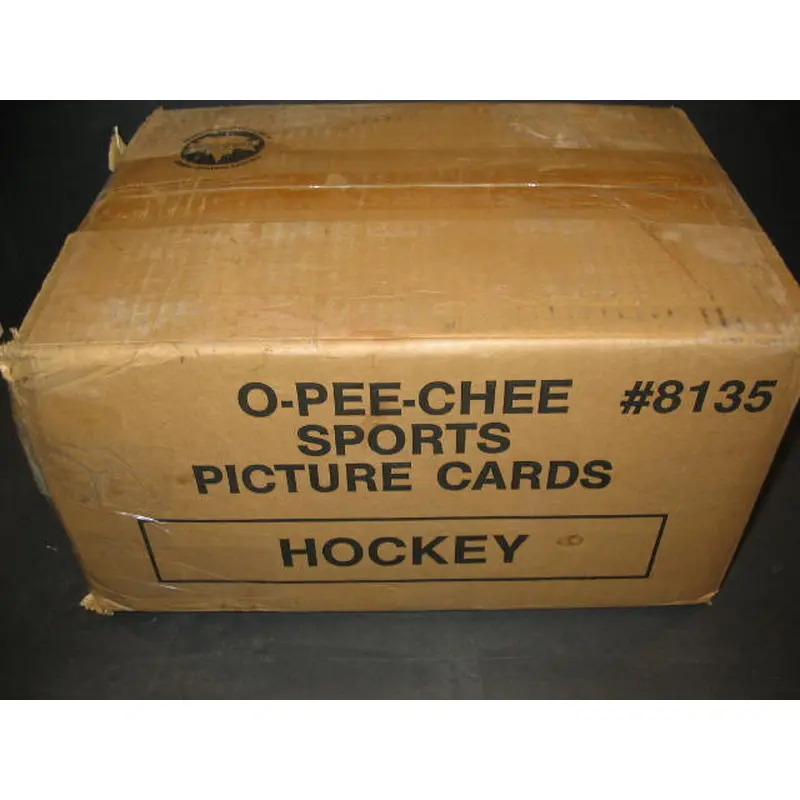 1989/90 OPC O-Pee-Chee Hockey Vending (Cut Card) Case