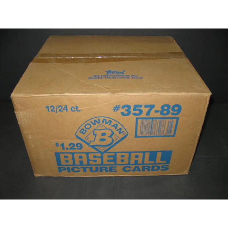 1989 Bowman Baseball Jumbo Case (12 Box) (Authenticate)