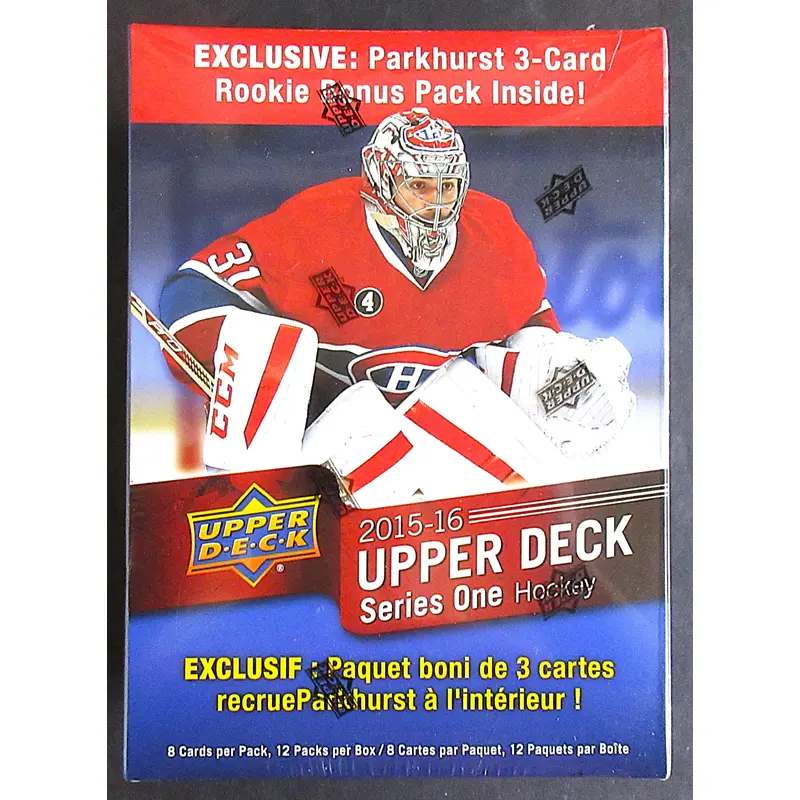 2015/16 Upper Deck Hockey Series 1 Blaster Box (12/8)