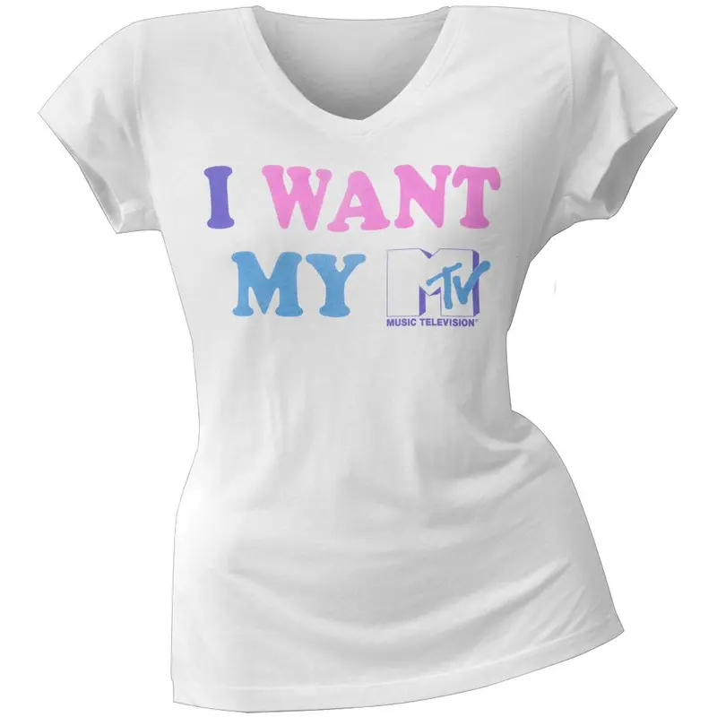 MTV - My MTV Juniors V-Neck T-Shirt