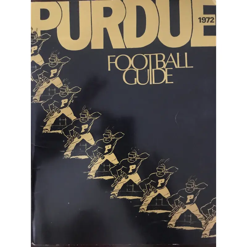 1972 Purdue Football Guide