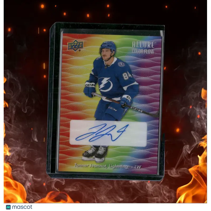 2023-24 Upper Deck Allure Tanner Jeannot Color Flow Rainbow #CFA-TJ