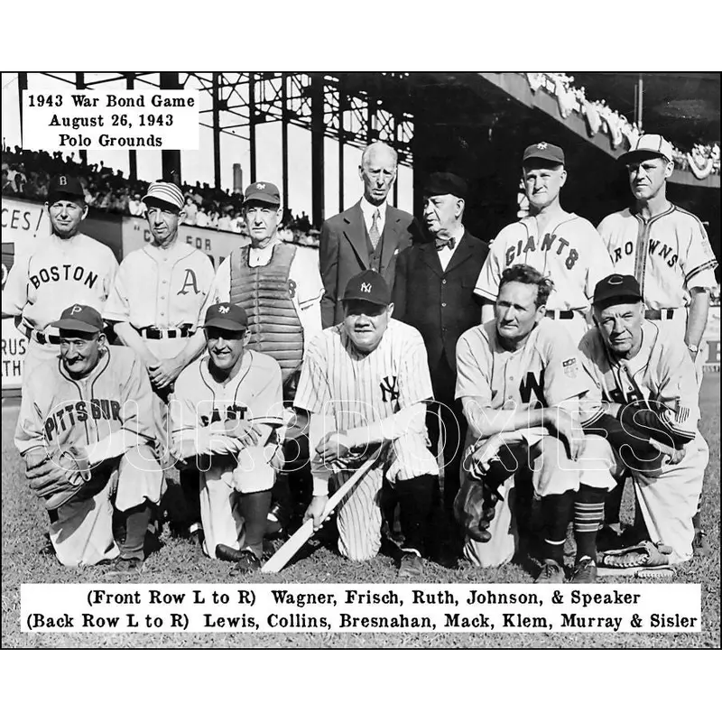 1943 War Bond Game 8X10 Photo - Ruth Johnson Wagner Speaker - 882