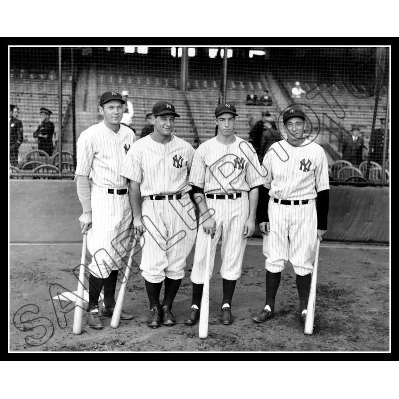 Gehrig Dimaggio 8X10 Photo - Dickey Lazzeri New York Yankees - 1699