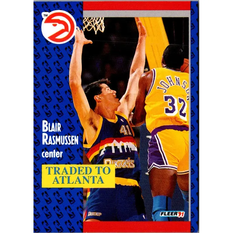 1991 Fleer Blair Rasmussen #52