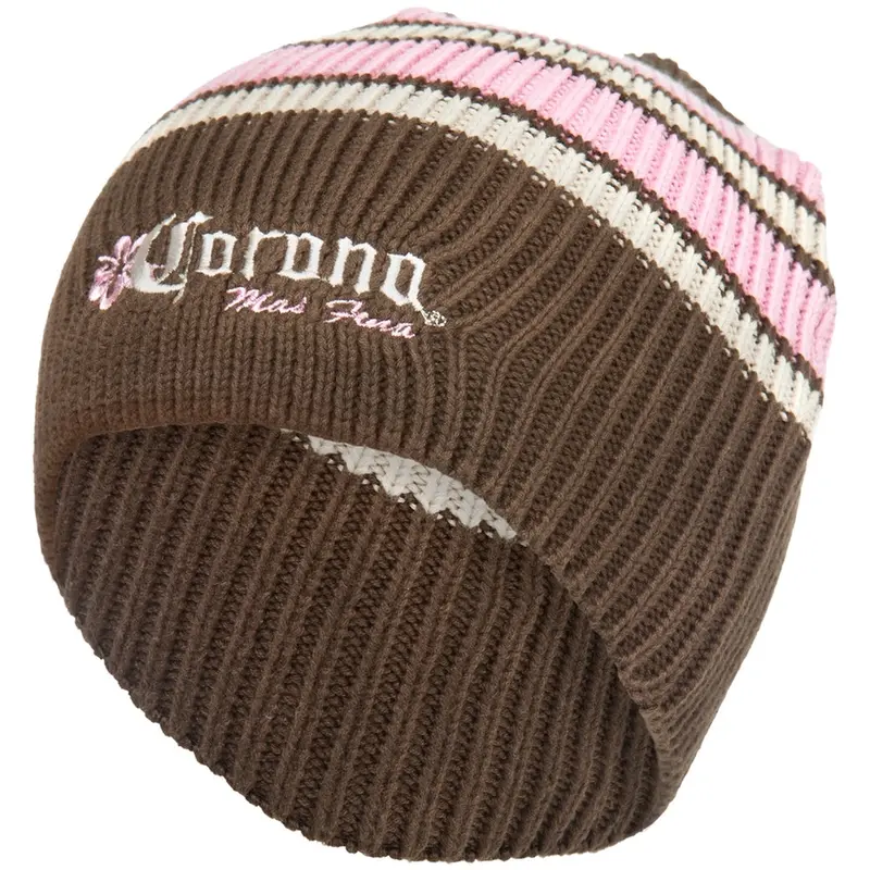 Corona - Mas Fina Ladies Striped Washed Beanie
