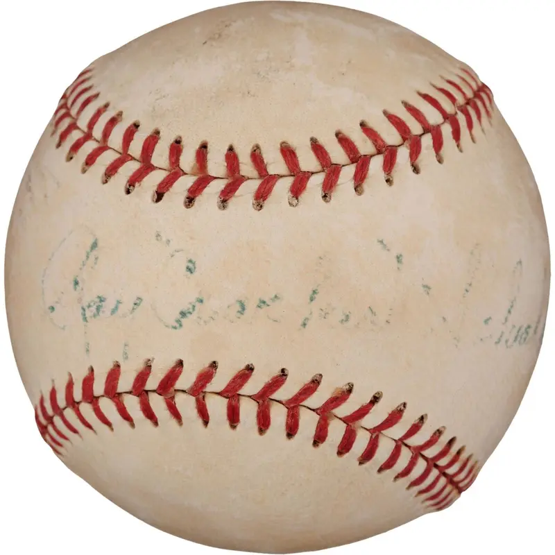 Ray Schalk Single Signed American League Harridge Baseball PSA DNA COA HOF
