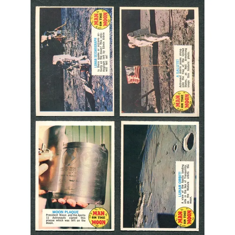 1970 Topps Man On The Moon Complete Series 2 Set (44) NM