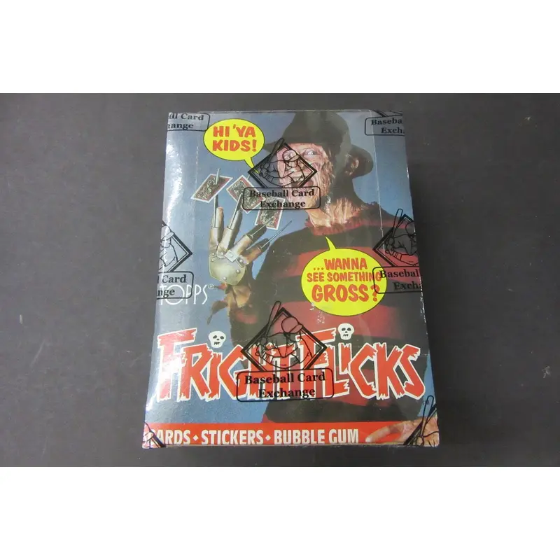 1988 Topps Fright Flicks Unopened Wax Box (BBCE)