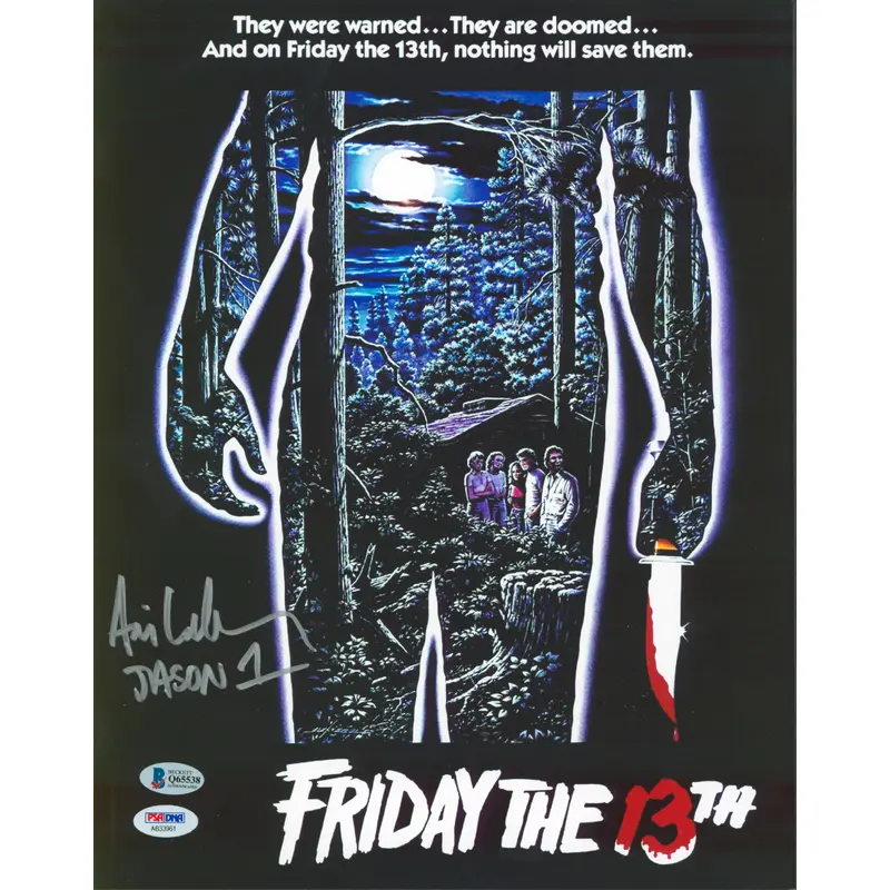 Ari Lehman Friday The 13th "Jason 1" Authentic Signed 11X14 Photo BAS
