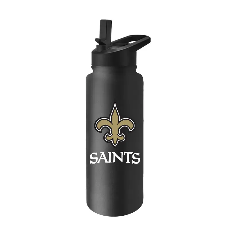 New Orleans Saints 34oz Logo Quencher Water Bottle