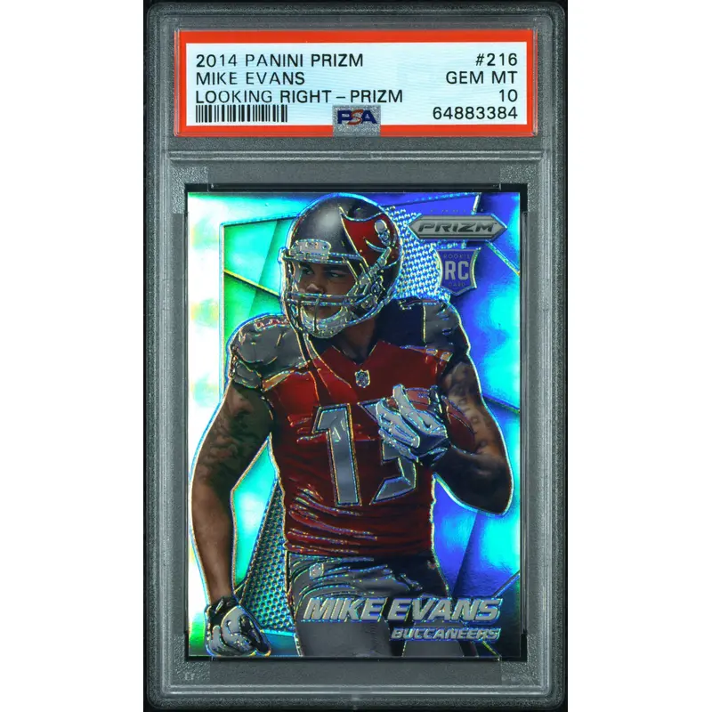 Mike Evans 2014 Panini Prizm Silver RC #216 PSA 10 Gem Mint
