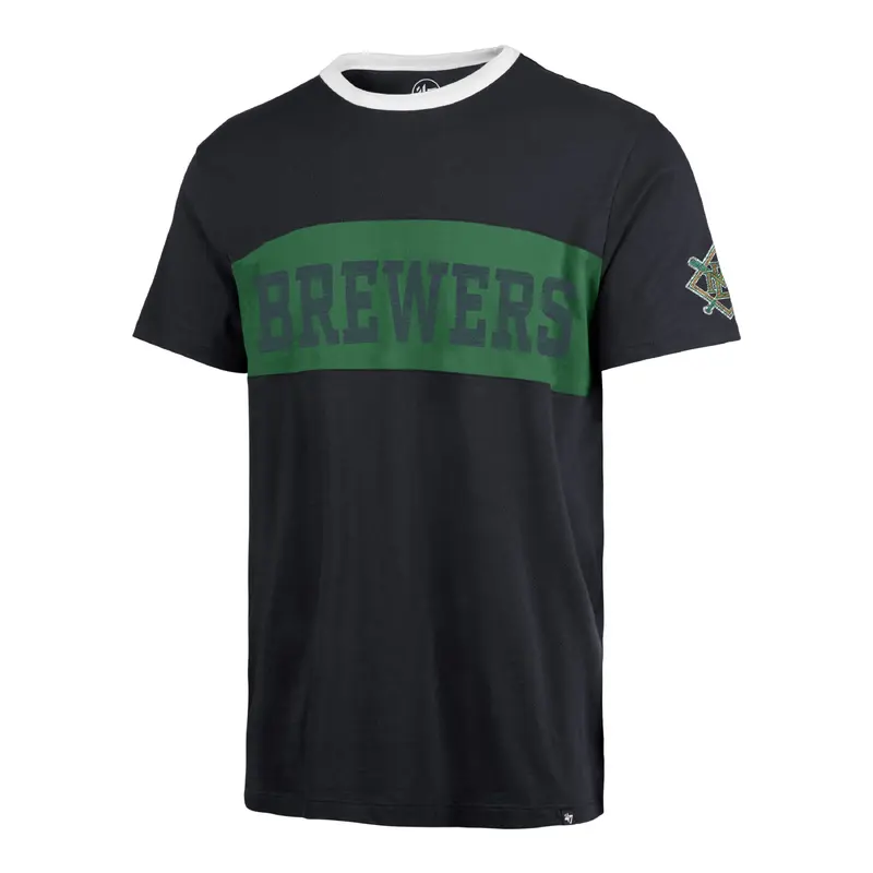 MILWAUKEE BREWERS COOPERSTOWN DOUBLE HEADER CLOSER '47 PARKER TEE