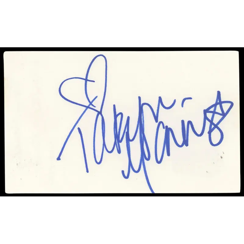 Taryn Manning Orange is the New Black  Signed 3x5 Index Card BAS #BN89121