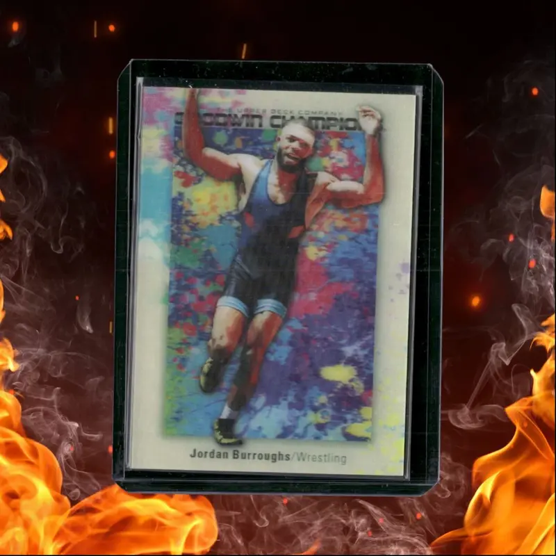 2024 Upper Deck Goodwin Champions Jordan Burroughs Splash of Color Lenticular