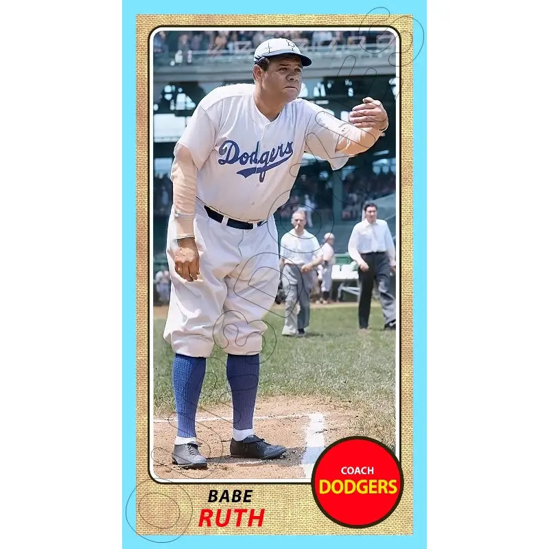 Babe Ruth 1968 Topps Tall Boy Custom Card - 4644