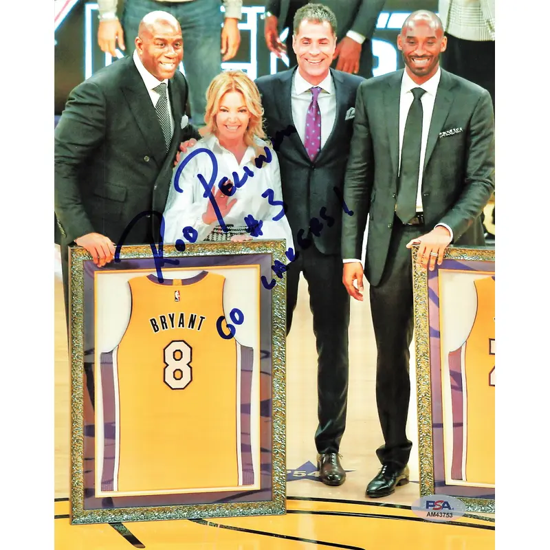 Rob Pelinka signed 8x10 photo PSA/DNA Lakers Autographed