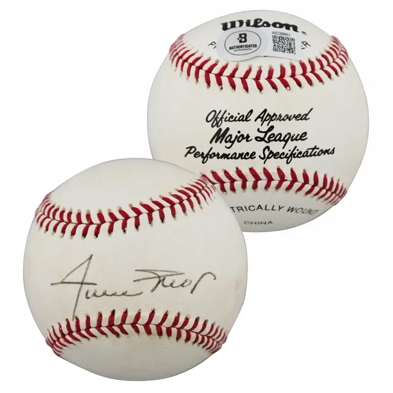 Giants Willie Mays Authentic Signed Wilson Baseball BAS #AE09667