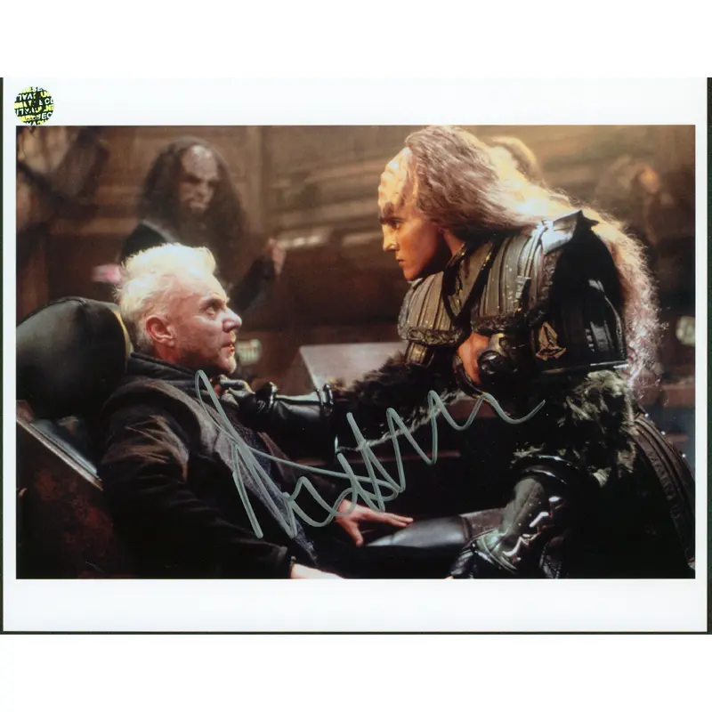 Malcolm McDowell Star Trek Generations Authentic Signed 8x10 Photo Wizard World