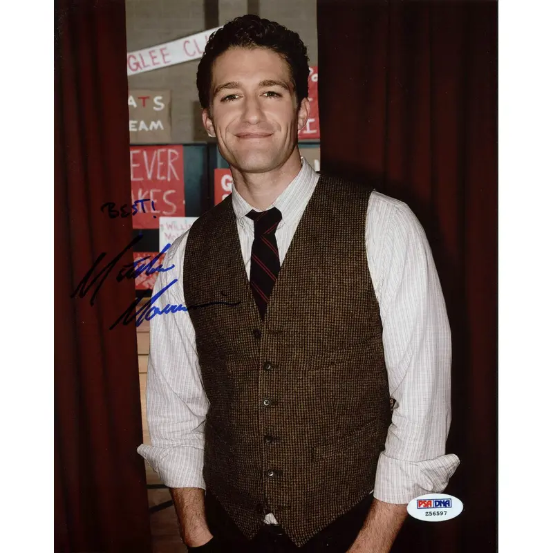 Matthew Morrison Glee Signed Authentic 8X10 Photo Autographed PSA/DNA #Z56597