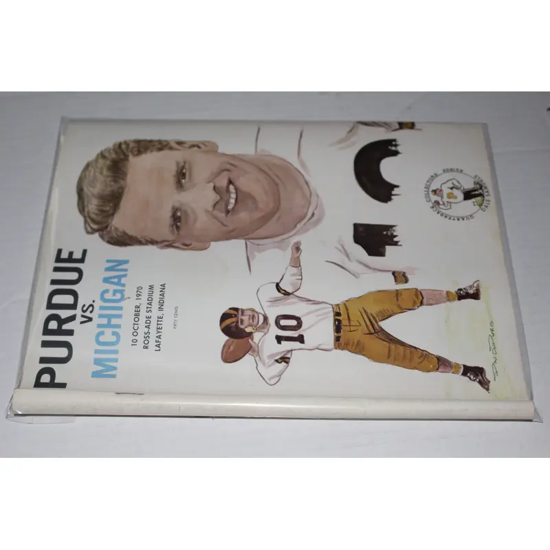 1970 Purdue vs Michigan Football Program