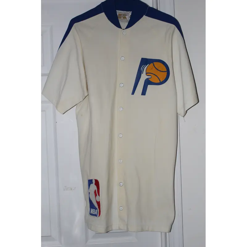 1980's Indiana Pacers Game Used Warm Up Jacket
