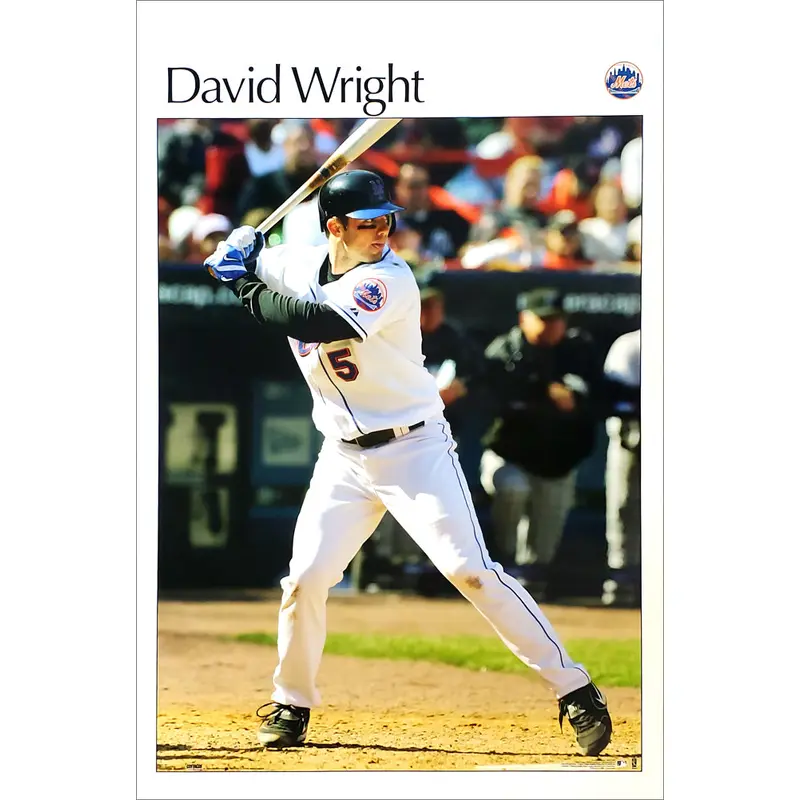 David Wright "Superstar" New York Mets Retro SI Series Poster - Costacos 2005