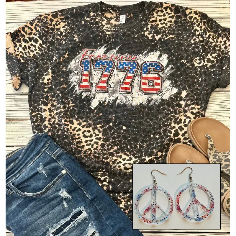 Free Since 1776- Bleached