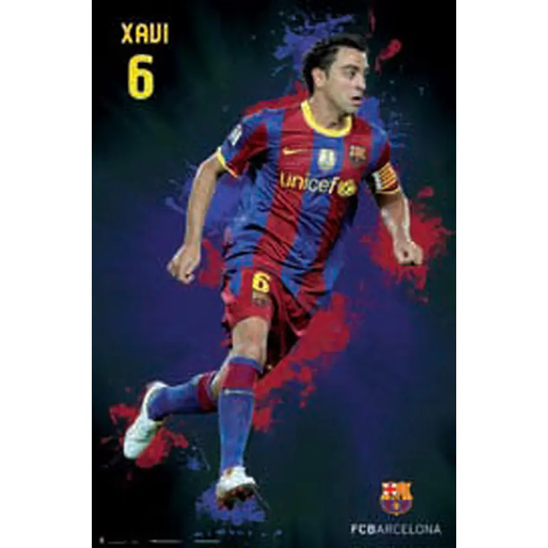 Xavi Hernandez "SuperAction" FC Barcelona Poster - G.E. (Spain)