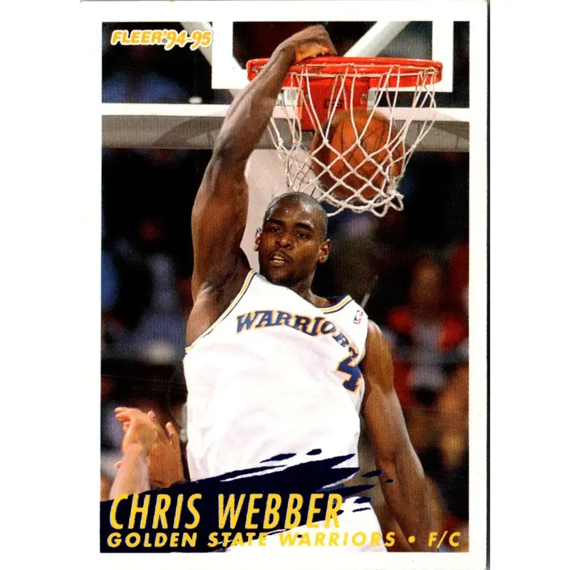 1994 Fleer European Chris Webber #82